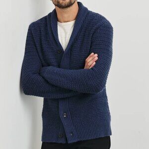 Rails Navy Shawl Collar Cardigan Shepley XL